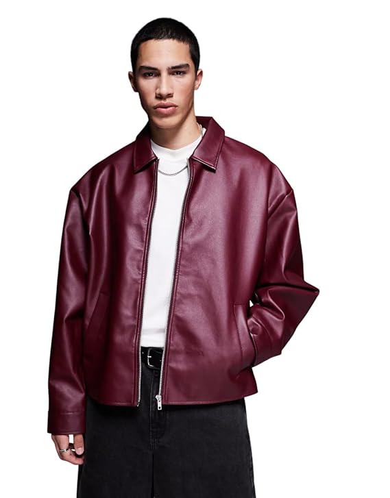 ASETHLY PREMIUM Classic Maroon Jacket