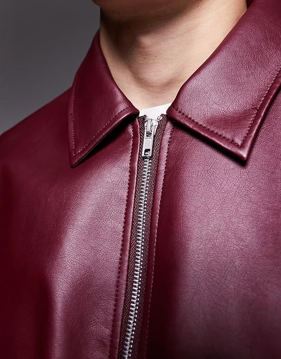 ASETHLY PREMIUM Classic Maroon Jacket