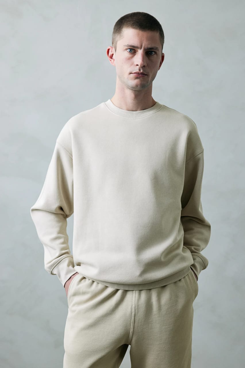 Classic light cream Sweatshirt