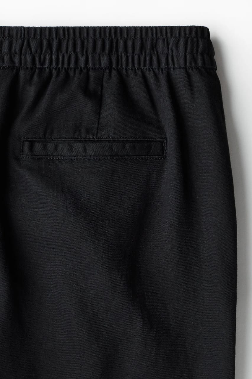 Premium Black Lenin Pant's