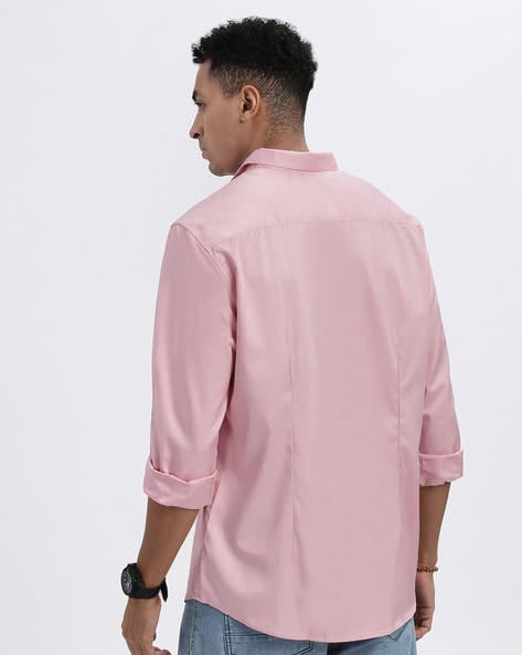Burberry Men’s Premium light pink Shirt
