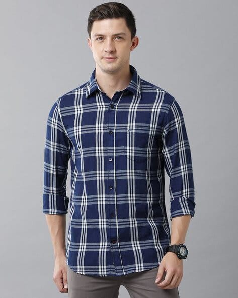 Men's Casual Check Shirt
