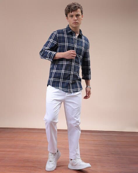 Men's Casual Check Shirt