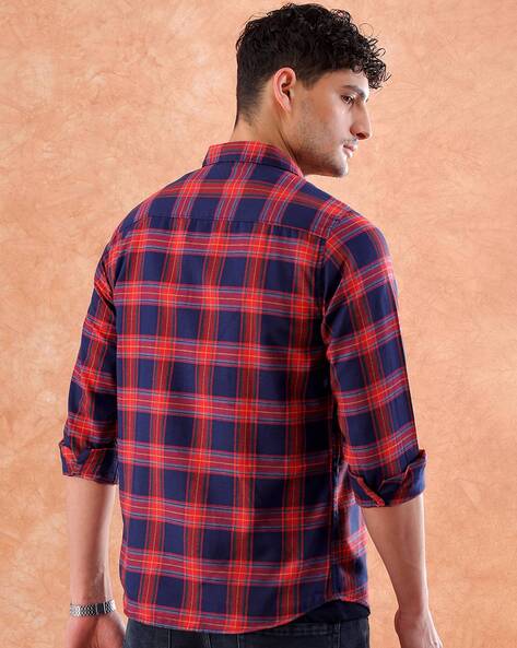 Men's Casual Check Shirt