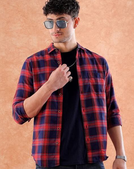 Men's Casual Check Shirt
