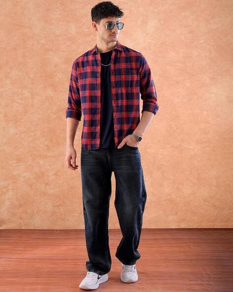 Men's Casual Check Shirt