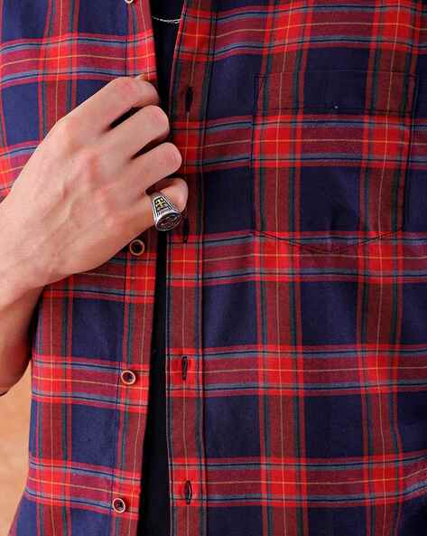 Men's Casual Check Shirt