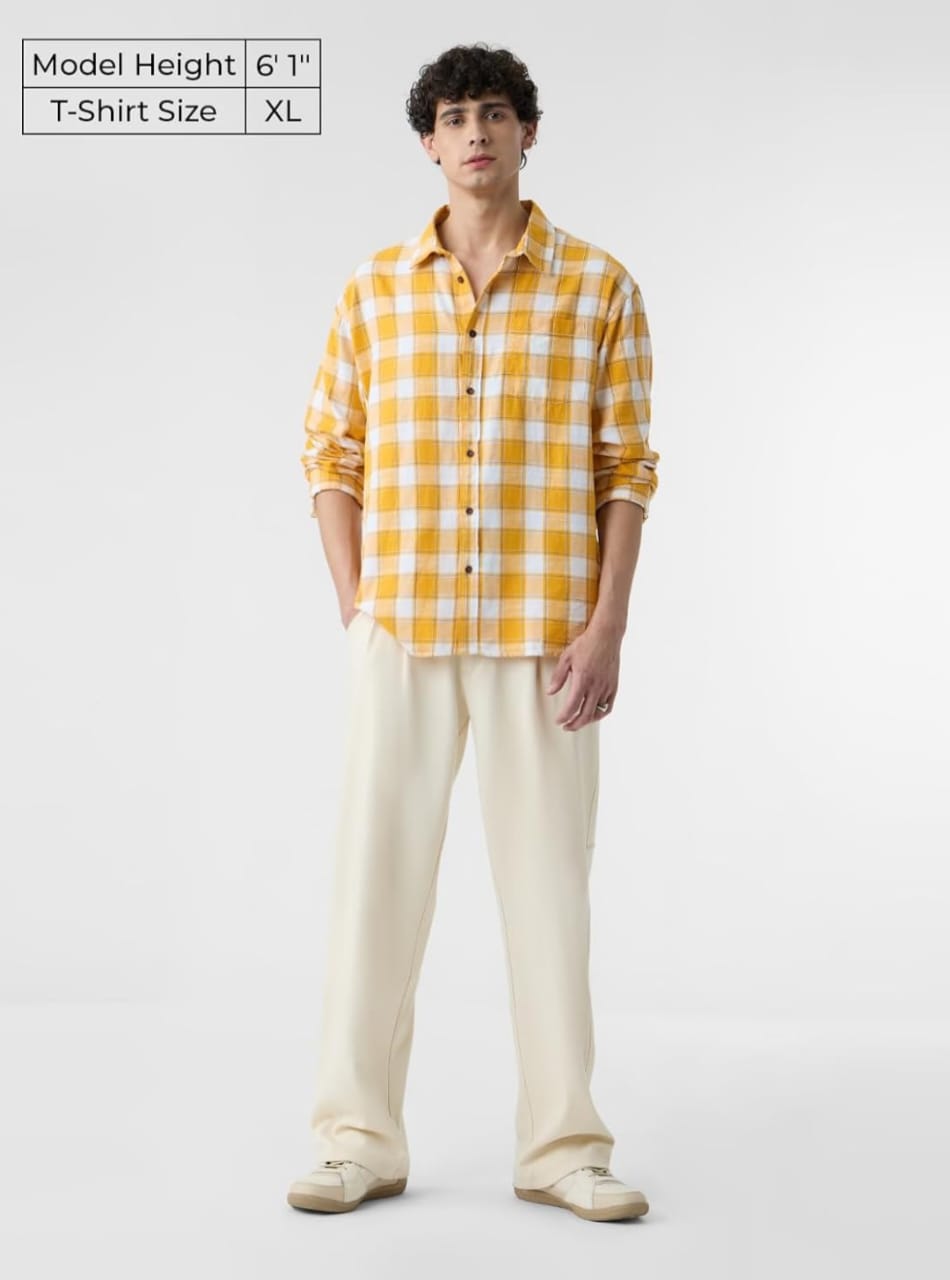 Men's Casual Check Shirt