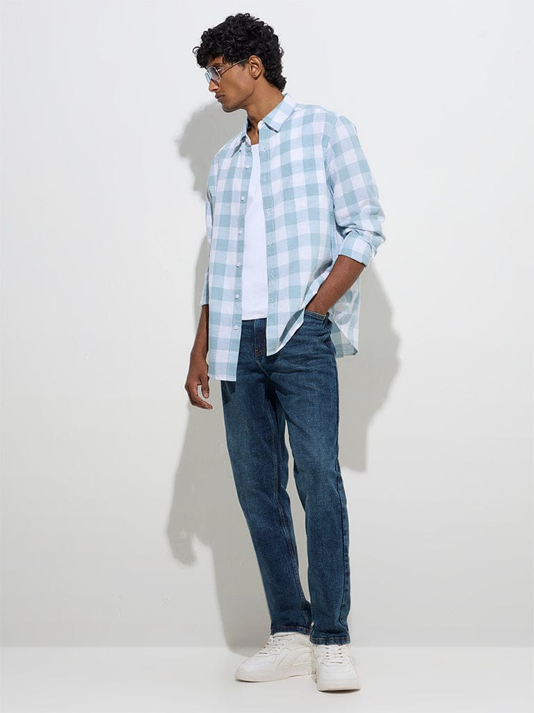 Men's sky casual shirt