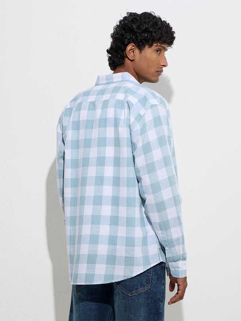 Men's sky casual shirt