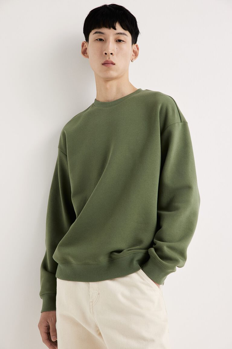 Classic Olive Green Sweatshirt