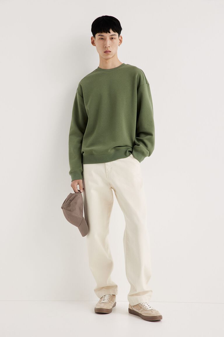 Classic Olive Green Sweatshirt