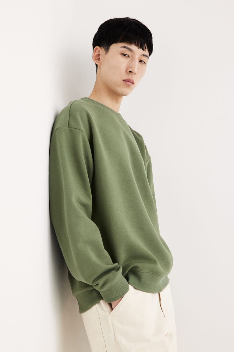 Classic Olive Green Sweatshirt