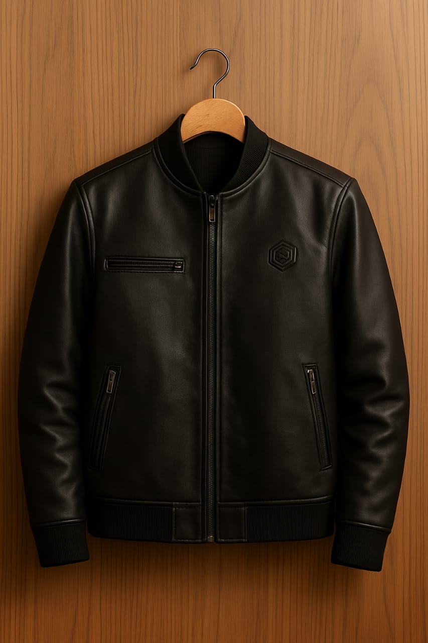 ASETHLY PREMIUM Bomber Leather Jacket